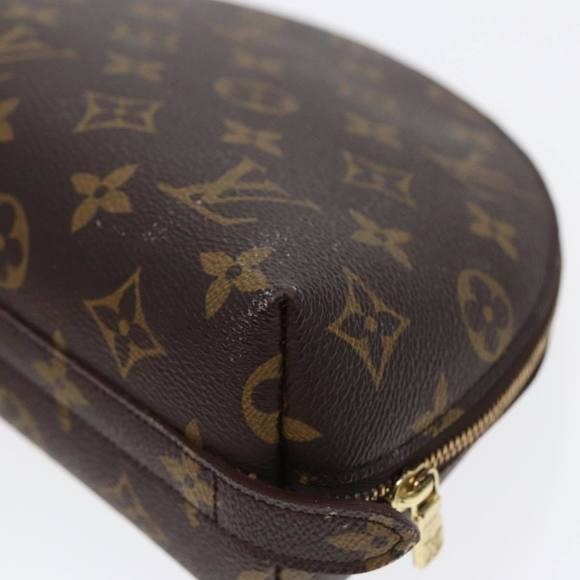LOUIS VUITTON Monogram Trousse Demi Ronde Cosmetic Pouch M47520 LV Auth 89289 - Picture 15 of 16